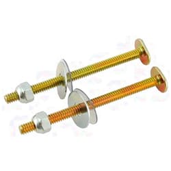 Plumb USA PlumbUSA 1/4-by-3-1/2-Inch Toilet Bolt Screw Set,Long Bolts