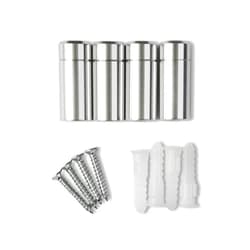 Wexel Art Mounting Floating Frame Hardware, 1-inch, Silver, 4 Count
