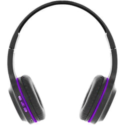 Generic Sentry HPX-BT105VT Wireless Stereo Headphones, Violet; Multi-Function Controls; Ligthweight; Adjustable Headband; Built-in Microphone