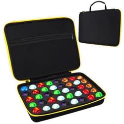 FCDYLBD Toy Organizer Case Compatible with Bakugan Battle Planet, BakuCores, Armored Alliance, Geogan Rising, Toy Organizer Storage Container Holder (40, Black)