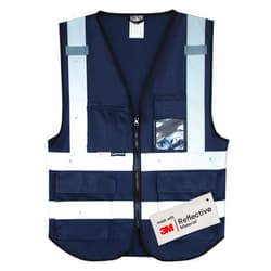 Salzmann High Visibility Safety Vest | Multi Pocket Reflective Vest | 5 Colors & 5 Sizes | Made with 3M Reflective Material