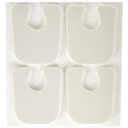 Medco Adhesive U-Pad, Foam, 1/8