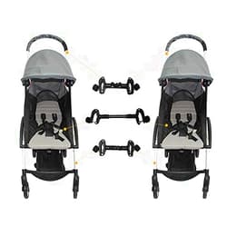 ROMIRUS Stroller Connectors, Turn 2 strollers into an instant tandem stroller, Fits Most Strollers