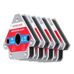 YESWELDER 50 LB Welding Magnet-4 Pieces of Magnetic Welding Holder 50 LBS Holding Power Welding Accessories