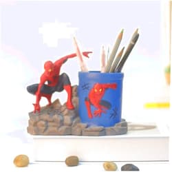 BMESSE Spider Stationery box for Desk,Mesh Pen Holder,Cute Office Desk Decorations Unique Gifts For Men Boy Girls