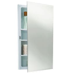 Jensen B773385 Frameless Horizon Single-Door Recessed Medicine Cabinet