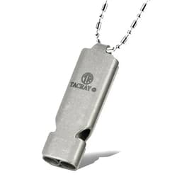 TACRAY Emergency Whistles Lifeguard Safety Whistle with Neck Chain and Keychain for Outdoor Camping Hiking