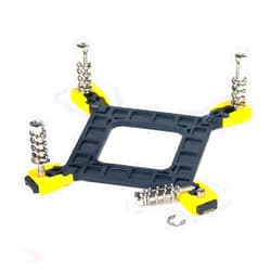 QINIZX Adjustable Motherboard Backplate CPU Heatsink Mounting Bracket Kit Compatible with Intel LGA 775 1150 1155 1156 1366 Motherboard CPU Radiator Holder Backplate Snap Fix Screw Bolts