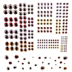 SILANON Fishing Lure Eyes 3D/4D/5D Fish Eyes Realistic Artificial Fly Tying Eyes for Making Fishing Bait Lures Crafts DIY Materials Tool