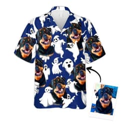 Pamaheart Custom Face Hawaiian Tropical Shirt, Personalized Photo Hawaiian Shirts, Short Sleeve Floral Shirts Men, Women