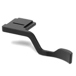 Haoge THB-XT30B Metal Hot Shoe Thumb Up Rest Hand Grip for Fujifilm XT50 Fuji X-T10 X-T20 X-T30 XT10 XT20 XT30 II Camera Black