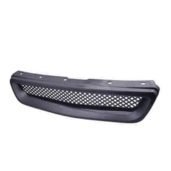 Camodifi ABS Car Carbon Fiber Style Mesh Front Hood Grille Grill for 96-98 Honda Civic EJ/EK JDM Type R