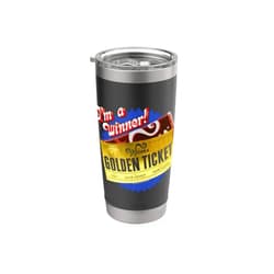 Warner Bros. Charlie and the Chocolate Factory Golden Ticket Stainless Steel Insulated Tumbler