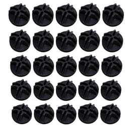 QLXHBOT Black Plastic Wire Cube Connector, Wire Grid Cube Connector for Modular Closet Storage Organizer and DIY Wire Cube Storage Unit 40Pcs