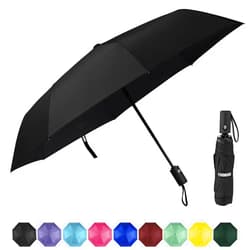 Yoobure Windproof Travel Umbrella, Automatic Umbrellas for Rain, Portable & Compact Umbrella for Backpack, Sun Umbrella for Walking, Folding Small Umbrella for Car, Lightweight Strong UV Protection