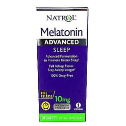 Natrol Advanced Sleep Melatonin 10 Mg 60 Tablets