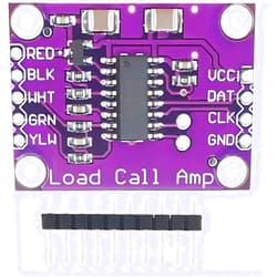 MTDELE 1Pcs HX711 Load Cell Amplifier Module 24-bit Precision ADC Converter Chip Module High Electronic Scales Load Cells Compatible with for Measure Force Pressure