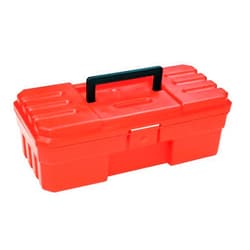 Akro-Mils 12-Inch ProBox Plastic Toolbox for Tools, Hobby or Craft Storage Toolbox, Model 09912, (12-Inch x 5-1/2-Inch x 4-Inch), Red