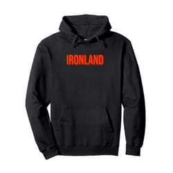 Giftmonstr Gift Shop IRONLAND Workout Men Women Funny Pullover Hoodie