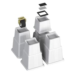 ZTON Adjustable Bed Furniture Risers Elevation in Heights 3