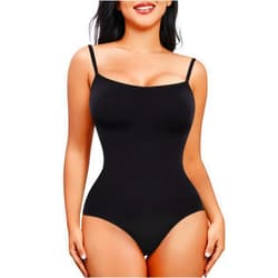 Nebility Shapewear Waist Trainer Bodysuits Women Clothing Tummy Control Seamless Full Body Shaper Square Neck Jumpsuits Top