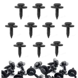TOPCNOEM 10Pcs Hex Head Screw Bumper Cover Underfloor Coating Rear Trim Cover Underhood Shield 07147129160 Compatible with BMW E46 E60 E63 E66 E70 E71 E82 E83 E90