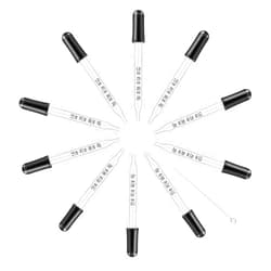 YAMHOHO Eye Dropper for Essential Oils 10 PCS Pipettes Dropper with Black Rubber Head, Straight-Tip Calibrated Thick Glass Medicine Dropping Pipettes for Accurate Easy Dose and Measurement 1 mL Capacity (10)