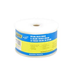 Seachoice Solid Braid Nylon Rope Spool, 1/8 in x 1000 ft. White