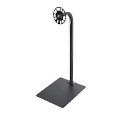 KK-GAL 360° Rotating Rim Display Stand, Rolling Manual Rotating Hub Holder, Simulated Wheel Rim Dynamic Style, Garage Lazy Susan Rim Display Stand, Auto Repair Shop Single Rim Display Rack,L