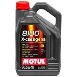 MOTUL 8100 X-CESS GEN2 5W-40 5 Liter Premium Engine Oil 100% Synthetic