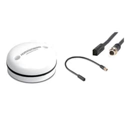 Humminbird AS GPS HS Precision GPS Receiver with Heading Sensor and Humminbird 720074-1 AS EC QDM 700 Series Ethernet Adapter Cable