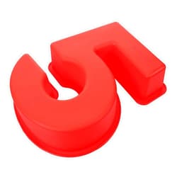 WATIIFUFU Cake Mold Number 5 Cake Pan Bakery Baking Tool Silicone Baking Mold Number Cake Tins Home Accessory Small Baking Mold Bakery Number Cake Pan Baking Supply Baking Mold Tool