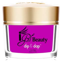 IGel Beauty iGel - 100% Pure Nail Acrylic/ Dipping Powder - Dip & Dap Collection (DD200 - Purple Reign)
