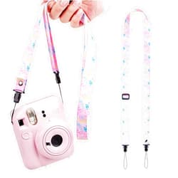 VOVMOEYA Camera Strap Kids,Camera Lanyard Neck Strap Kids,iPad Strap for Kids,Children Camera Strap for Fujifilm mini Camera Kodak Smile + Smile plus(Pink)