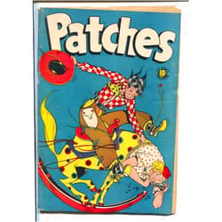 Patches #3 1946-Orbit-L.B. Cole cover art-bizarre!-Frank Sinatra fights for democracy-GGA panels-VG+