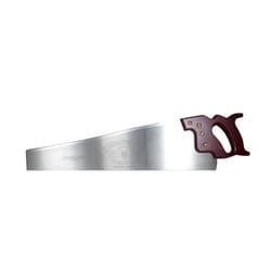 Taytools Lynx Garlick Taytools Thomas Flinn British 24” Crosscut Saw with Taper Ground Blade, Stained Beech Handle 10 TPI Filed for Cross Cutting