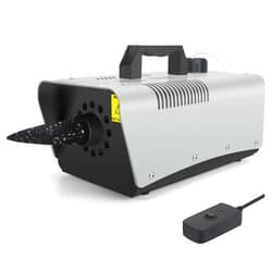 Blessny High-velocity Snow Machine, Wired Remote Portable Premium Artificial Snowflake Machines for Indoor Outdoor Christmas Party, 650W Low Consumption with Max 2000CFM Output, ETL Listed
