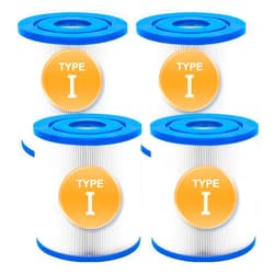 KGC Type I Pool Filter Cartridge, 3.1 x 3.5 inch Size 1 for 58093, Replacement Filter Cartridge for 300/330 Gal/H Filter Pump, for Summer Waves Above Ground Pool Pump