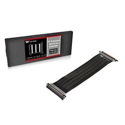 Thermaltake AC-045-CN1OTN-C1 TT Premium PCI-E x16 3.0 Extender Riser Cable 300mm Graphic Cards Black