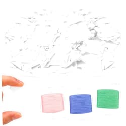 LOKUNN Plastic Floss Bobbins, 150 White Plastic Embroidery Floss Bobbins, Embroidery Floss Organizer Cards for Cross Stitch Thread Craft DIY Sewing Storage, Hard Floss bobbins
