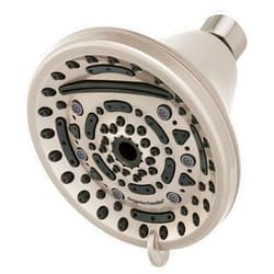 Oxygenics PowerMax Brushed Nickel Fixed Shower Head 1.8-GPM (6.8-LPM)