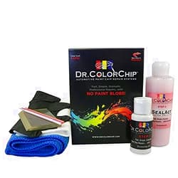 Dr. ColorChip Squirt-n-Squeegee Automobile Touch-Up Paint Kit, Compatible with the 2020 Ford F150, Agate Black Metallic (UM/M7414)