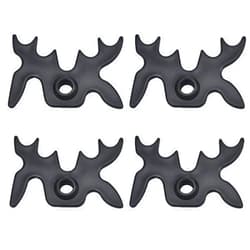 AKIRO 4 Pack Pool Billiard Cue Bridge Head, Portable Moosehead Bridge Head, Billiard Pool Cue Accessories for Pool Table