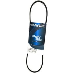 Dayco 5050303 Serpentine Belt , Black