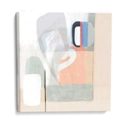 Canvas Lab Canvas Wall Art Decor Multiform I by the Artist Victoria Borges – Size: 14 x 14 in - Art subject: Abstract,Contemporary