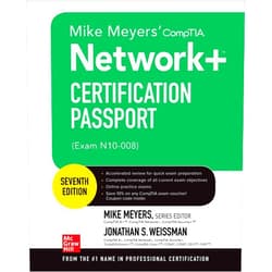 By MEYERS (Author) Mike Meyers' CompTIA Network+ Certification Passport, Seventh Edition (Exam N10-008) (Mike Meyers' Certification Passport)