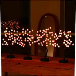 Nakolulu 4 Pack Cherry Blossom Tree Lamp, 18inch 36 Led Bonsai Tree Lights, Battery/USB Operated Japanese Decor Night Lights for Bedroom Home Idea, Warm White