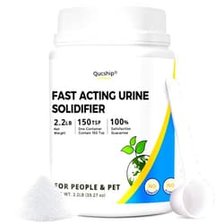 Qucship 2.2LB Urine Super Absorbent with Spoon, Toilet Gel Powder for Portable Toilet/Bedpans, Eco Gel Camping Toilet Chemicals, Sodium Polyacrylate Solidifier for Pet Loo, Urinal Deodorizer - by Qucship