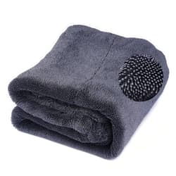 PEASUG Microfiber Towels for Cars, Car Drying Towel Detailing Wash Extra Large Super Absorbent Mega Cleaning Cloth, 1200GSM Microfiber Drying Towels for Cars, 36 x 24 inch Black