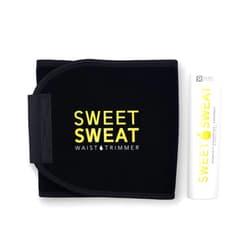 Sports Research Sweet Sweat Waist Trimmer (Medium) & Coconut Sweet Sweat Stick Bundle